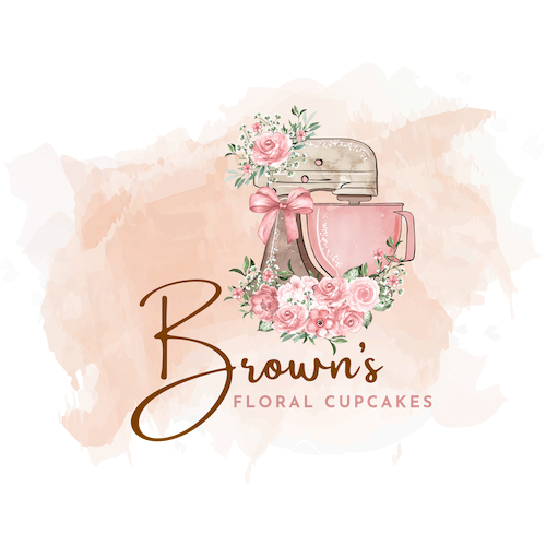 Browns Floral Cupcakes